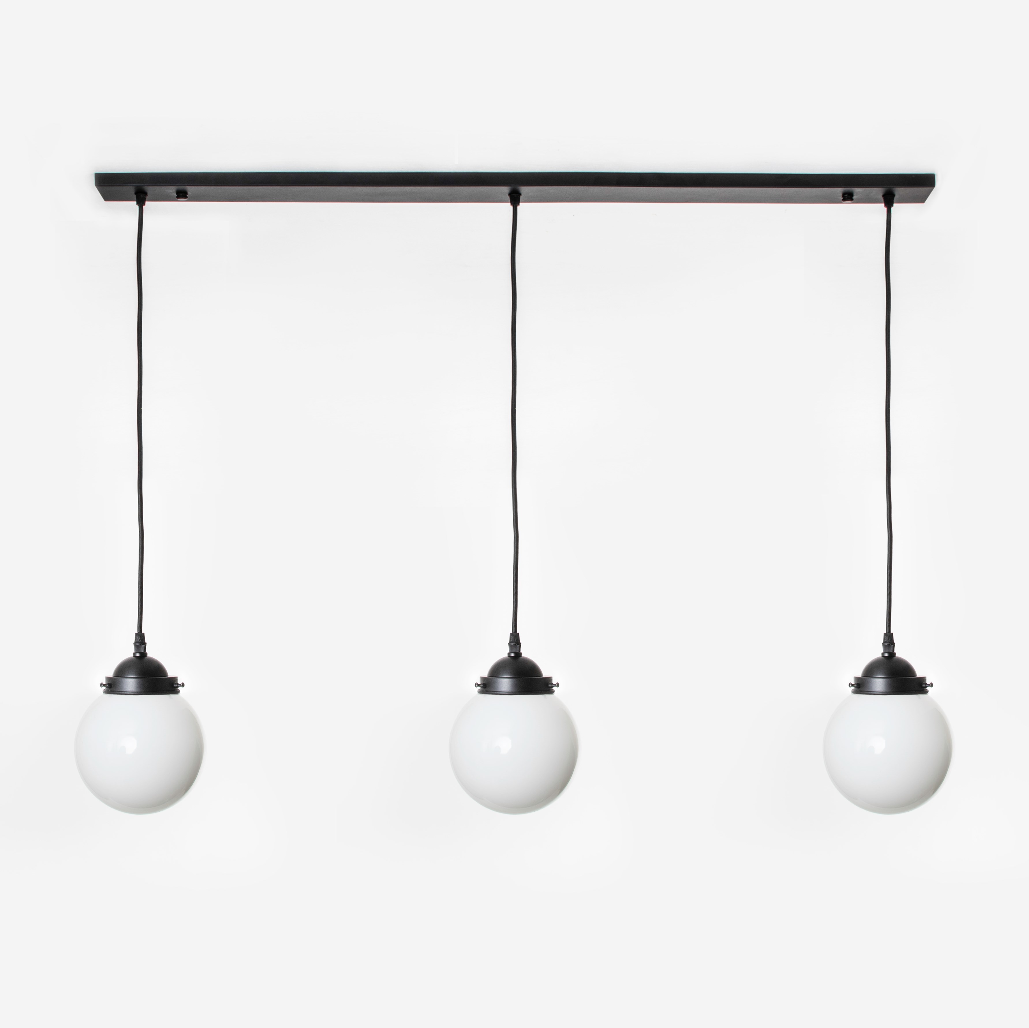 3 x Bol 15 on ceiling beam Moonlight
