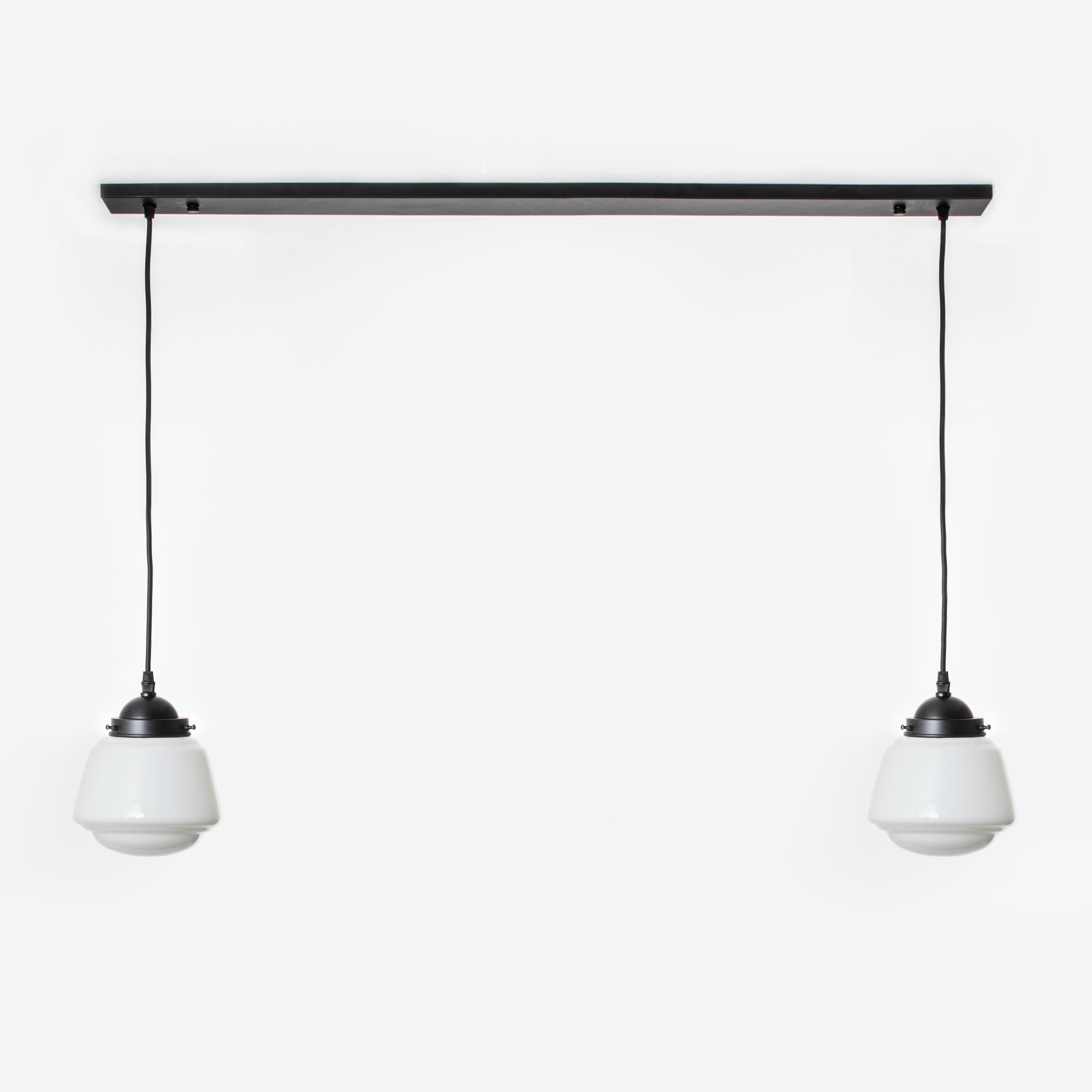 2 x High Button on ceiling beam Moonlight