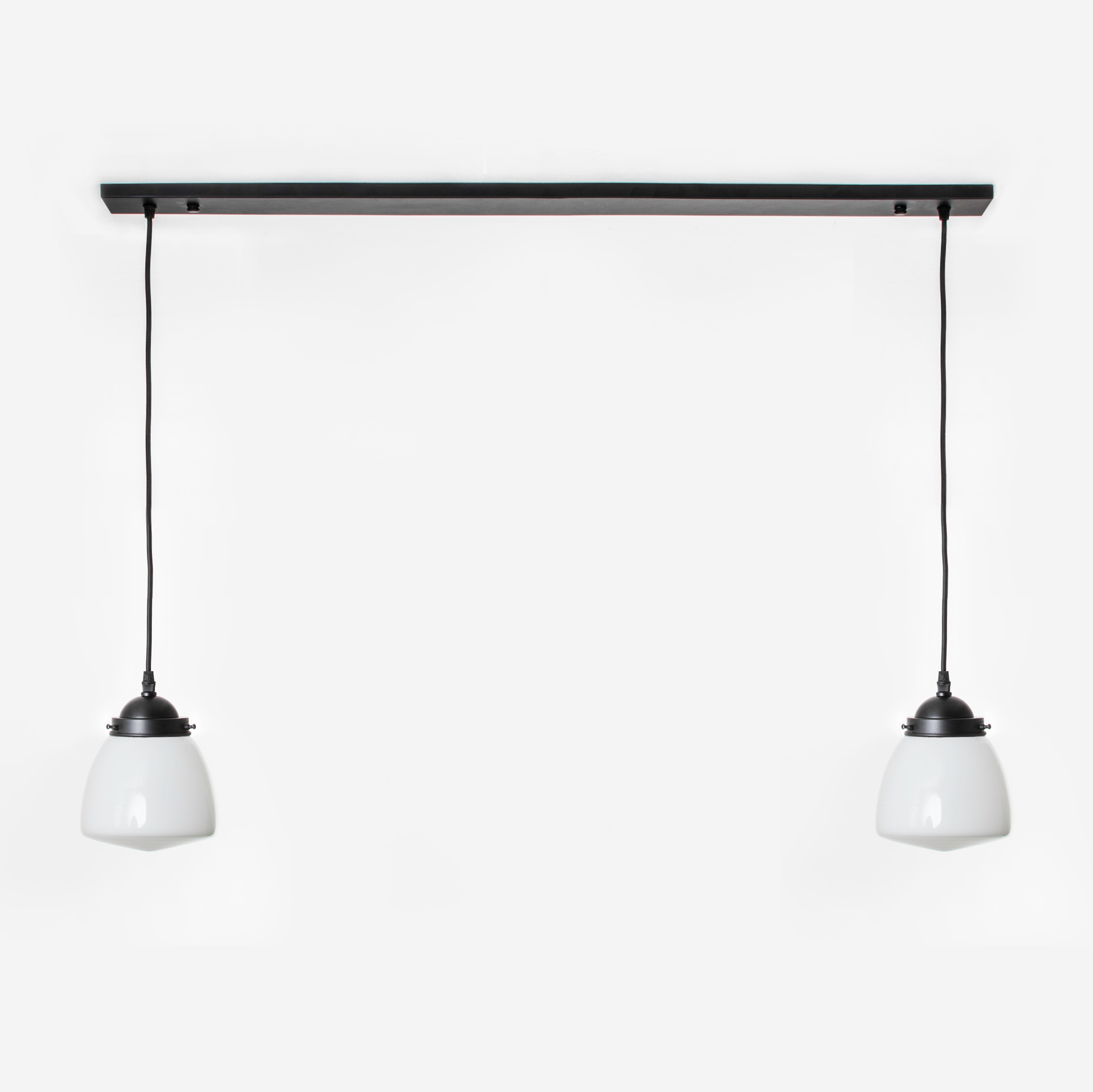 2 x Schoolbol Small on ceiling beam Moonlight