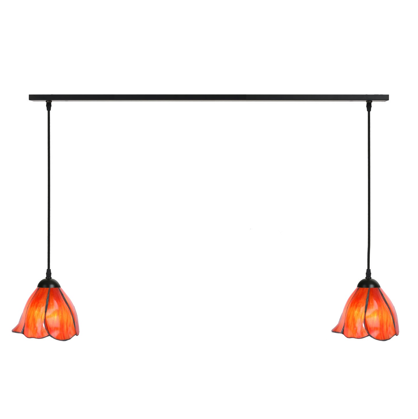 2 x Tiffany Tender Poppy on ceiling beam