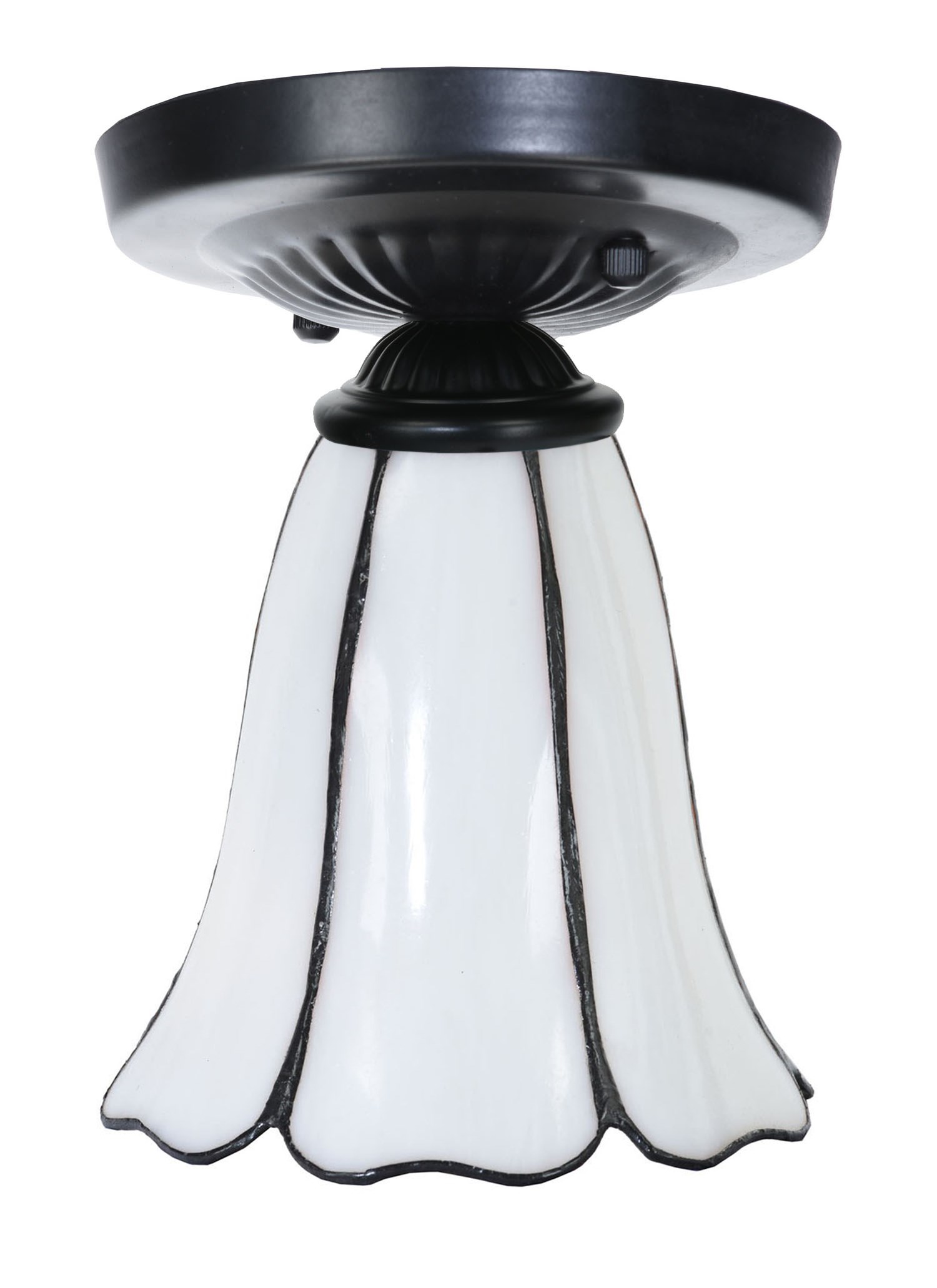 Tiffany ceiling lamp black with Liseron 