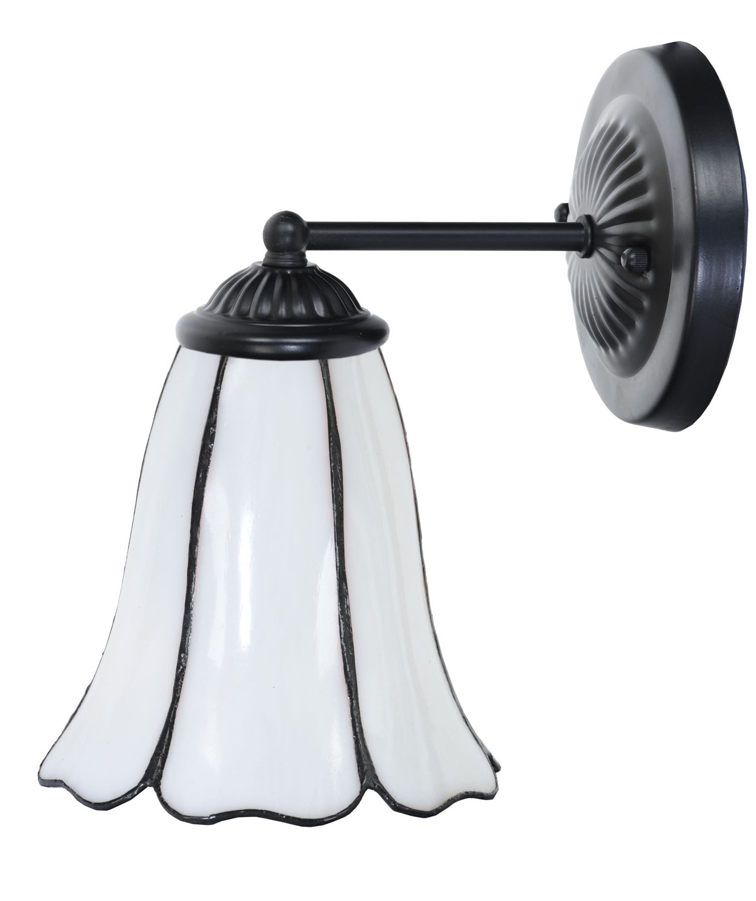 Tiffany wall lamp black with Liseron 