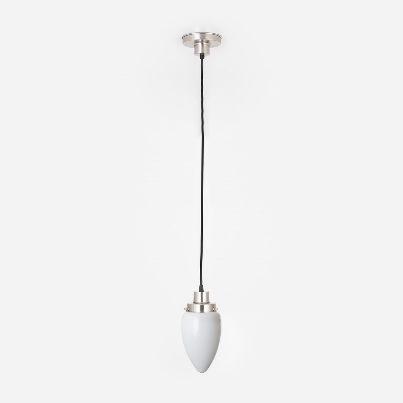 Hanging lamp on cord Menhir Small 20's Matt nickel
