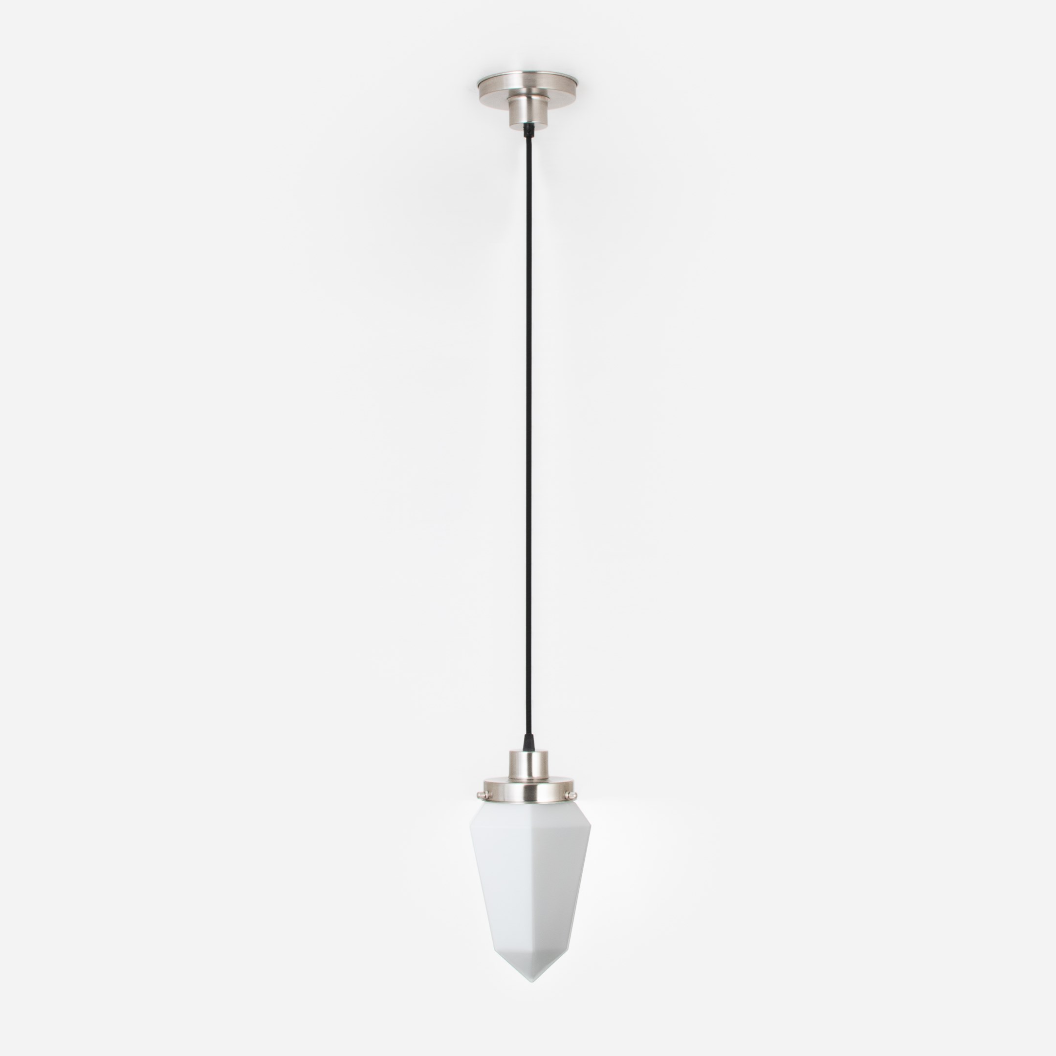 Hanging lamp on cord Briljant 20's Matt nickel