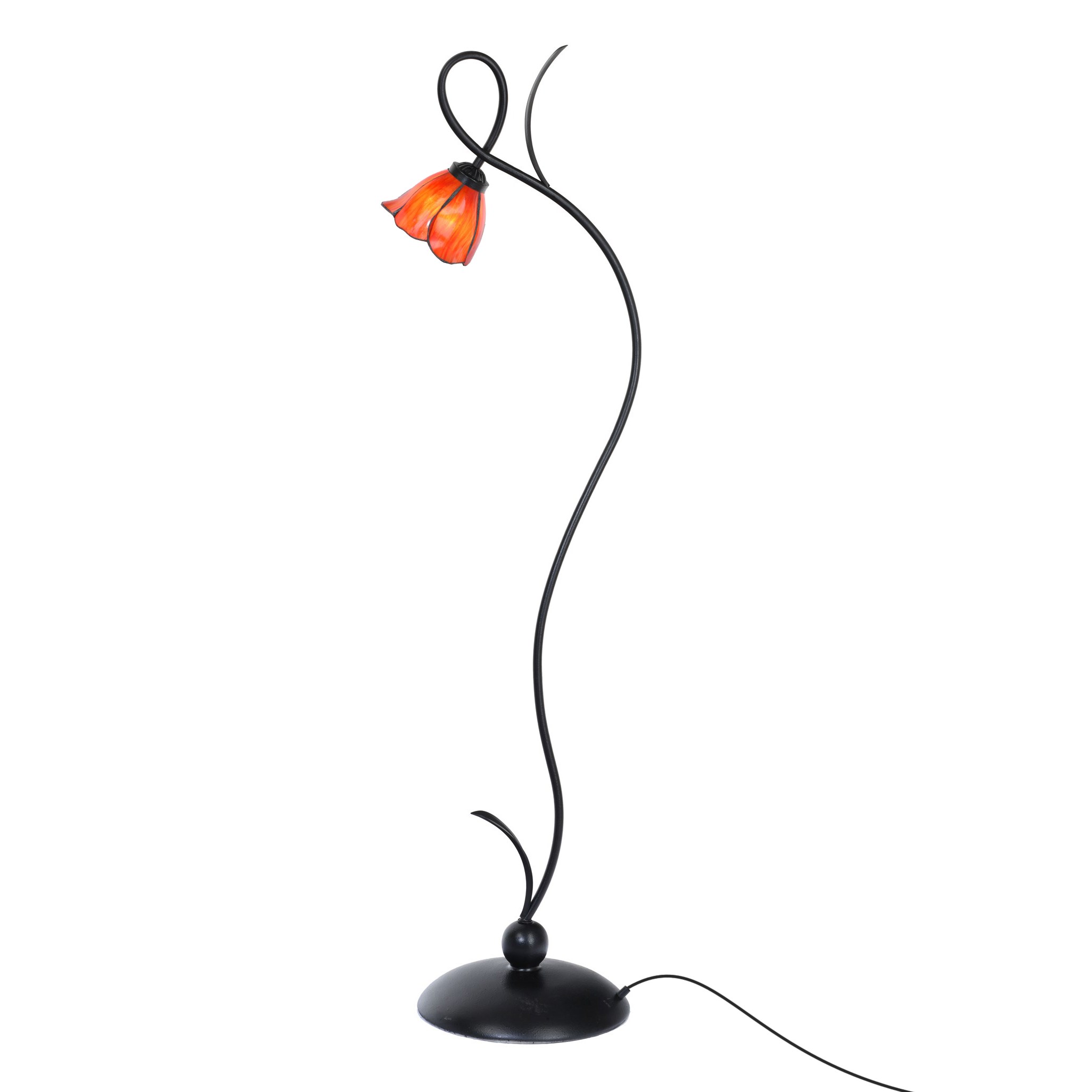 Tiffany Floorlamp  Lovely Tender Poppy