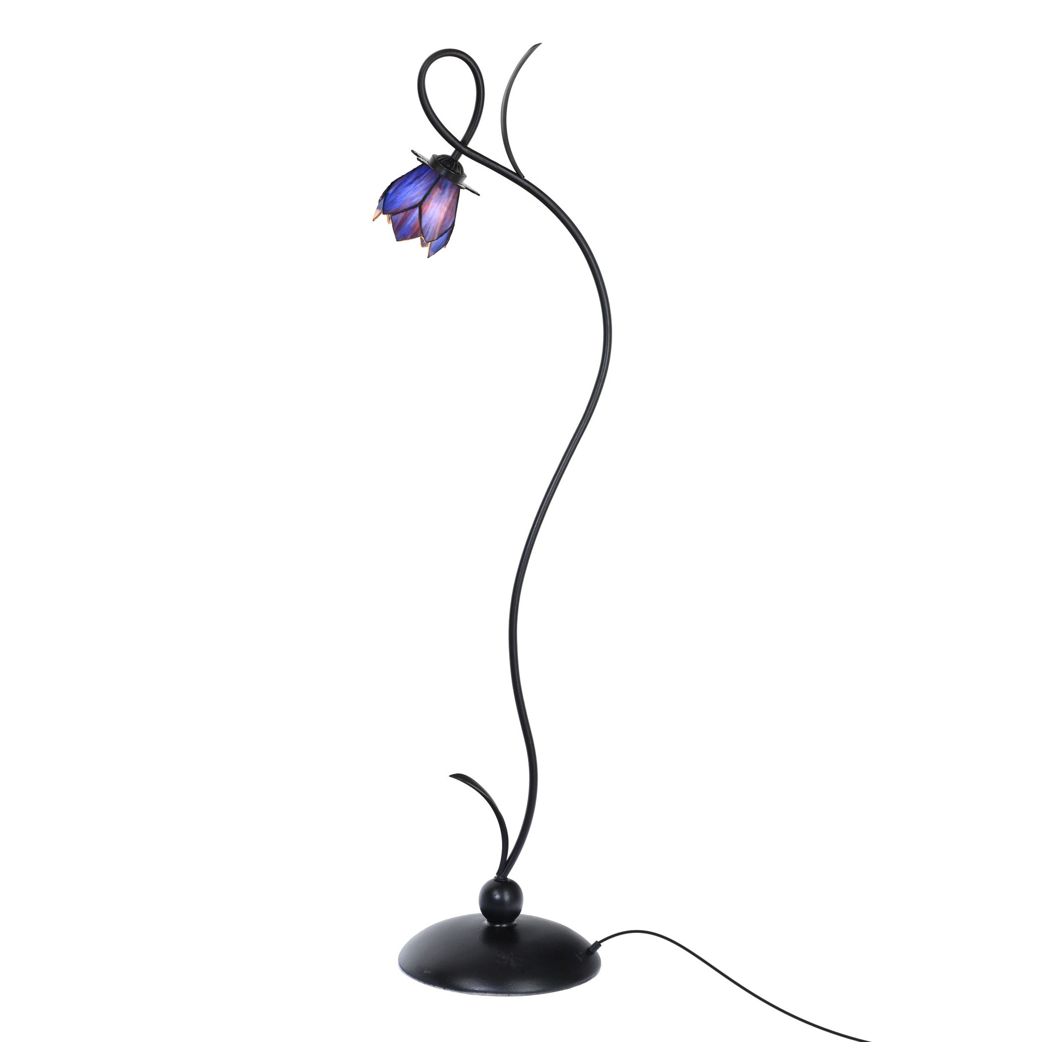 Tiffany Floorlamp  Lovely Blue Lotus