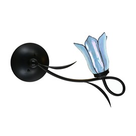 Tiffany Wall Lamp/Ceiling Lamp Lovely Gentian Blue