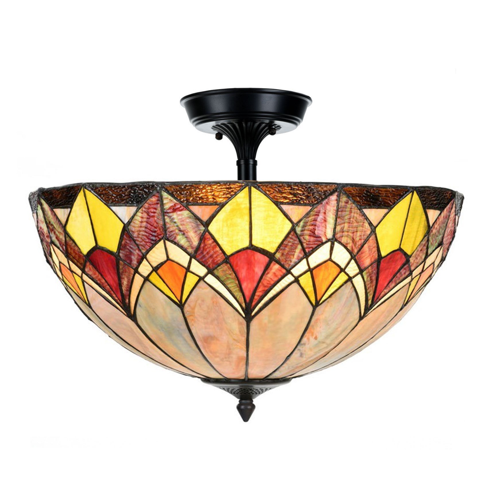 Tiffany Elongated  Ceiling Lamp Blossom