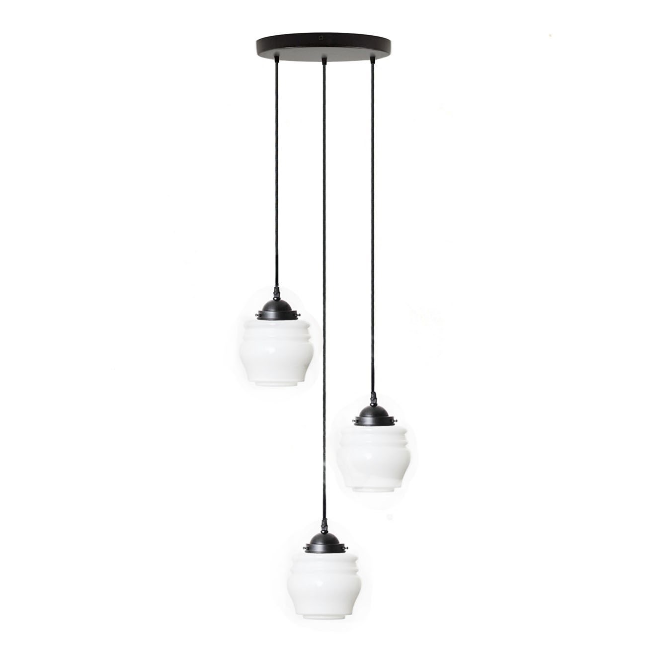 3 light hanging lamp flower bud