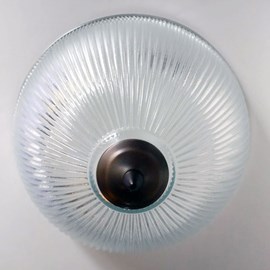 Ceiling Lamp Industrial Glass Bowl Ø 30 or 38 cm