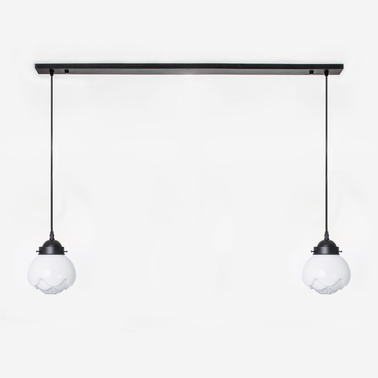 2 x Paeonia on ceiling beam Moonlight