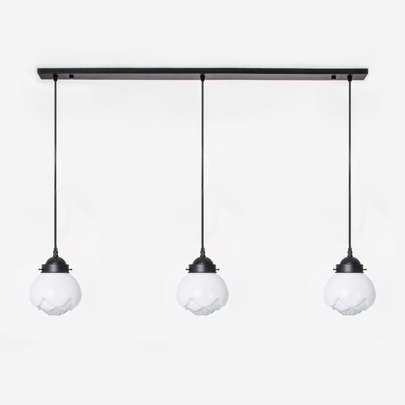 3 x Paeonia on ceiling beam Moonlight