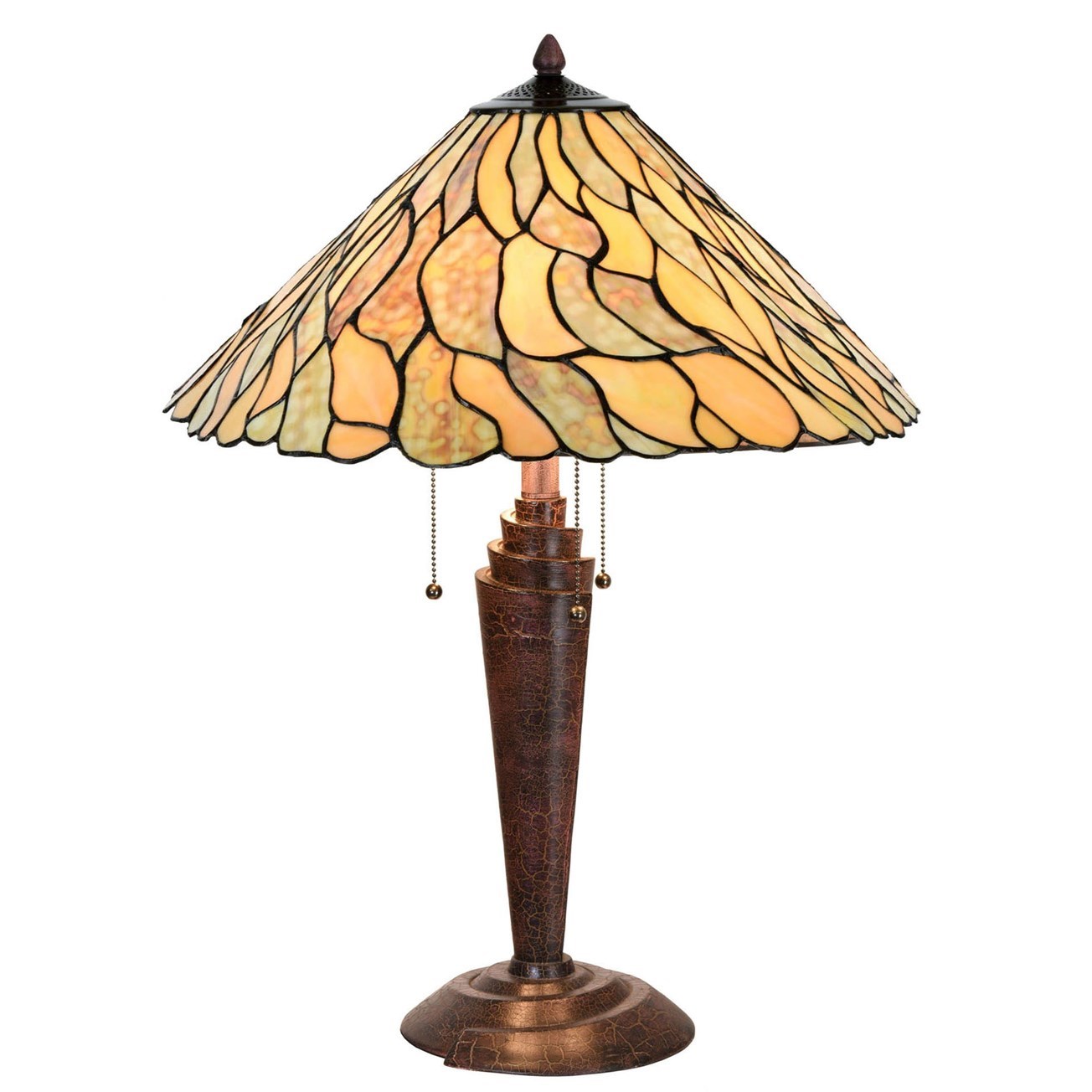 Tiffany Table Lamp Jade Twist