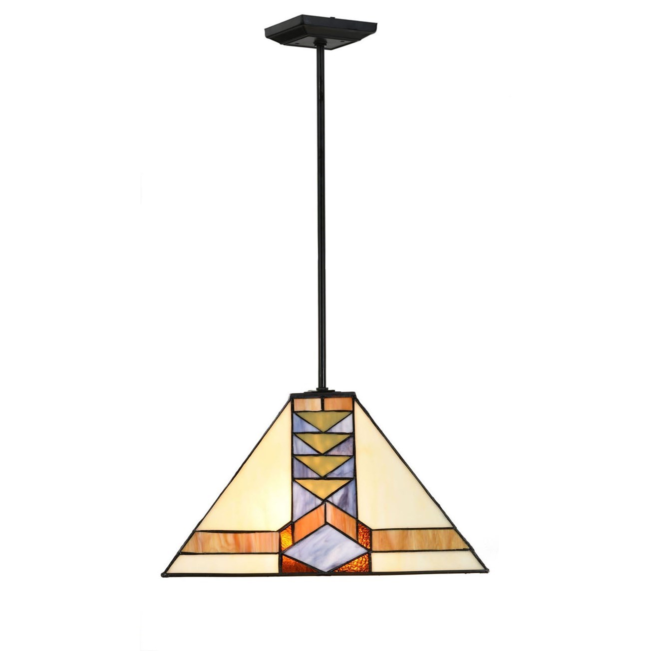 Tiffany Pendant Square Pyramid
