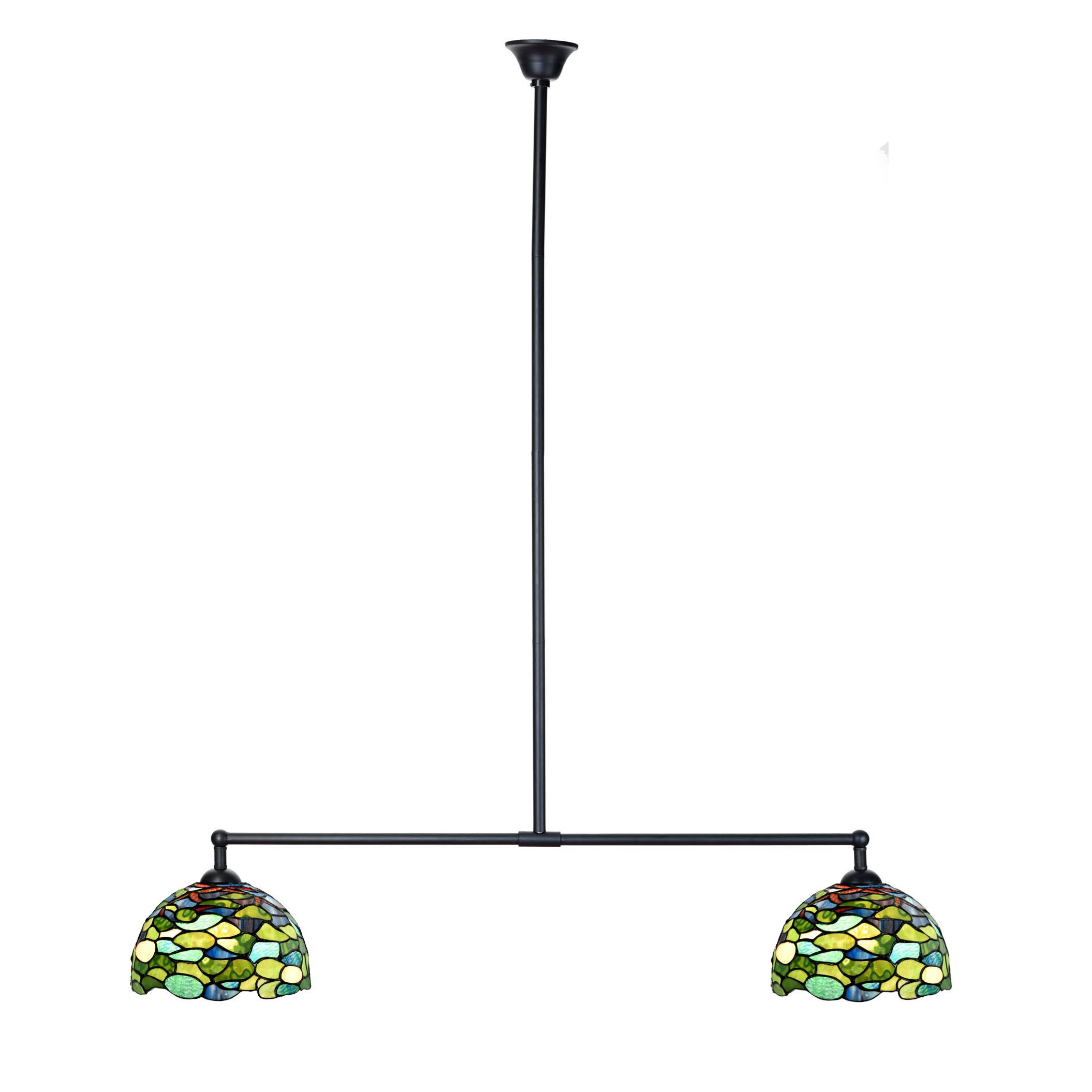 Tiffany T-lamp 2 lights Hydrangea