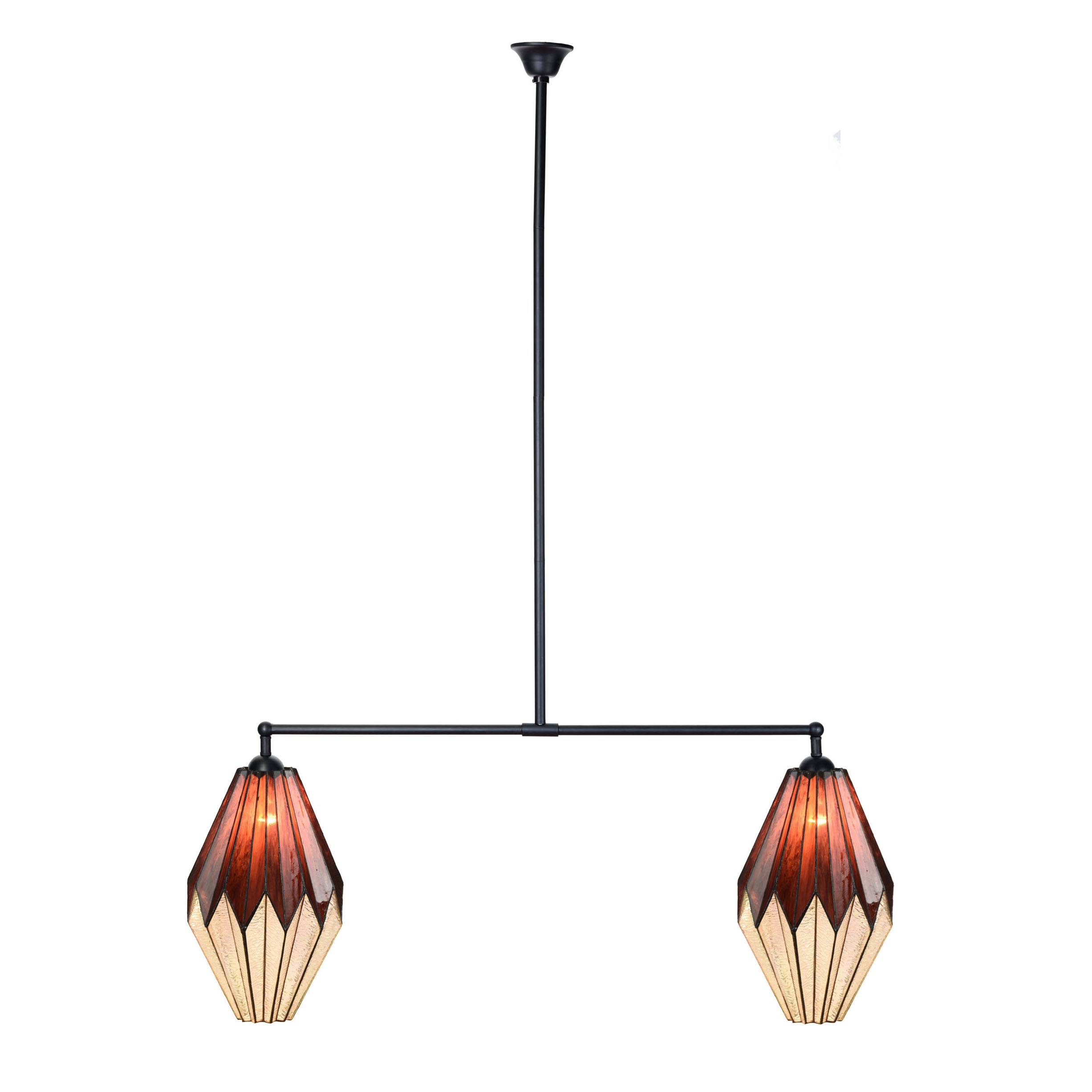 Tiffany T-lamp 2 lights Origami