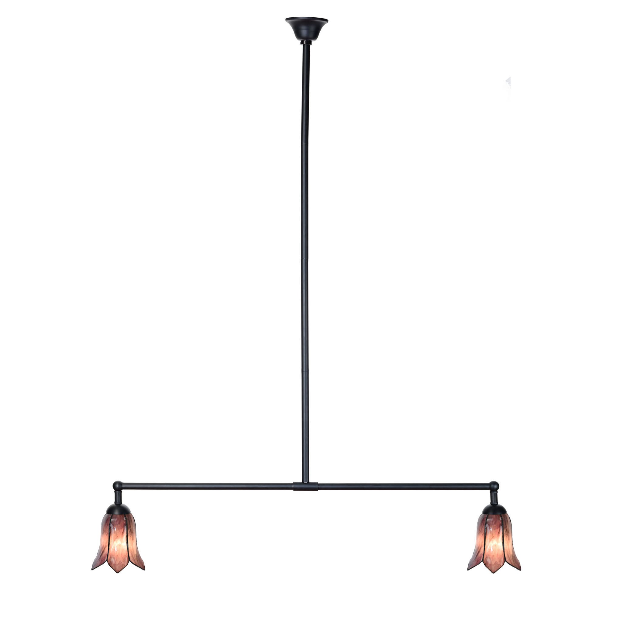 Tiffany T-lamp 2 lights Gentian Purple