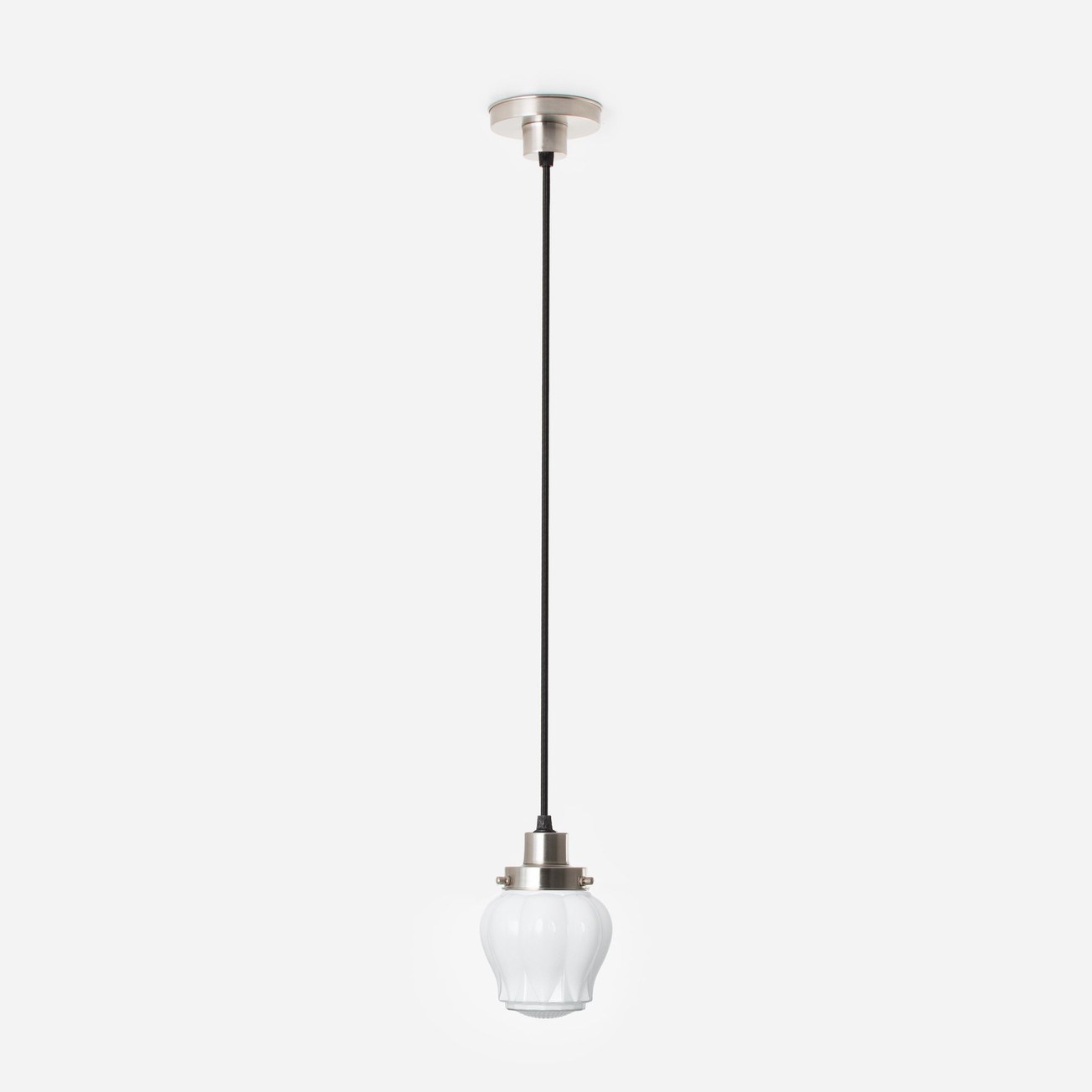 Hängelampe am Kabel Eden 20's Nickel matt