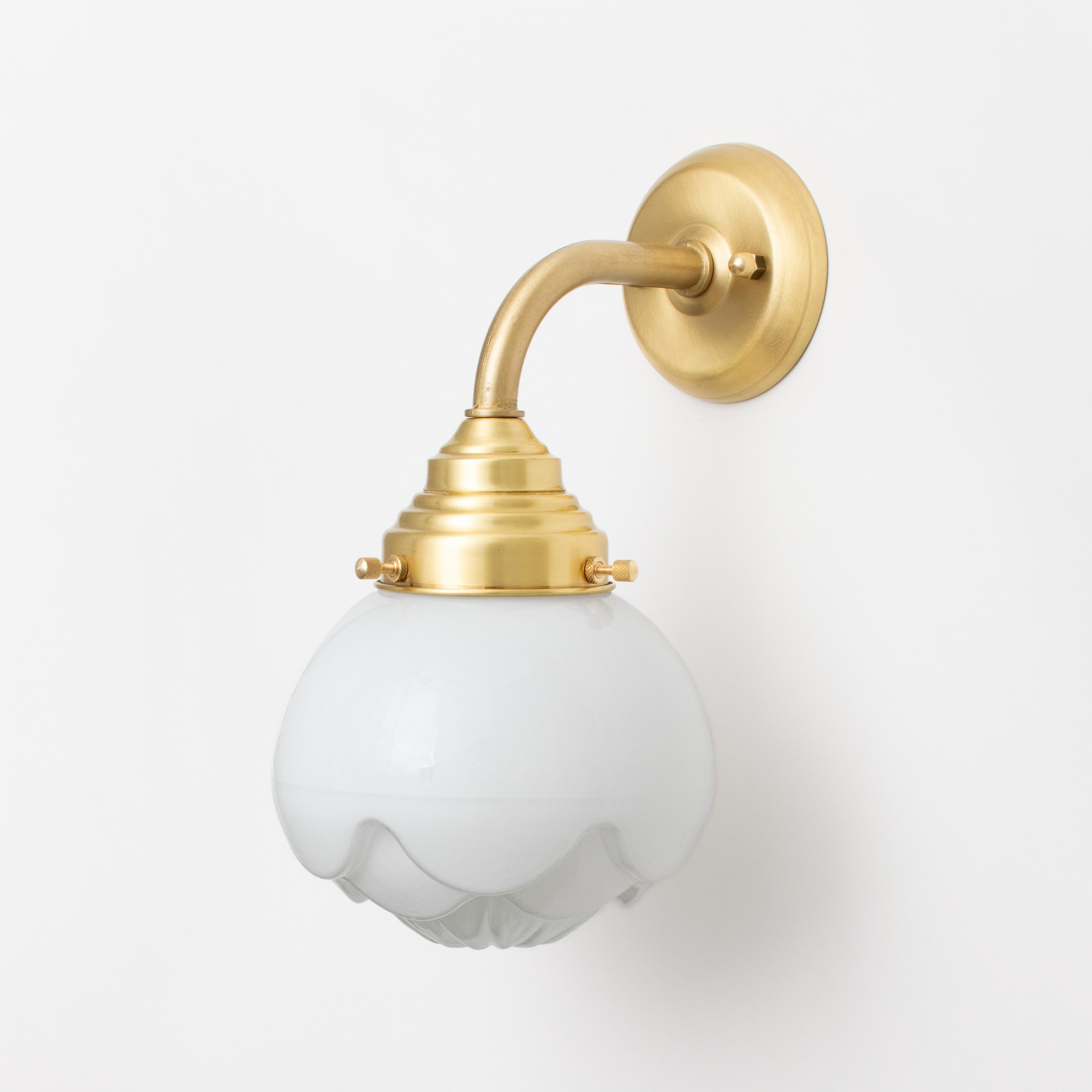 Wall Lamp Paeonia Curve Brass