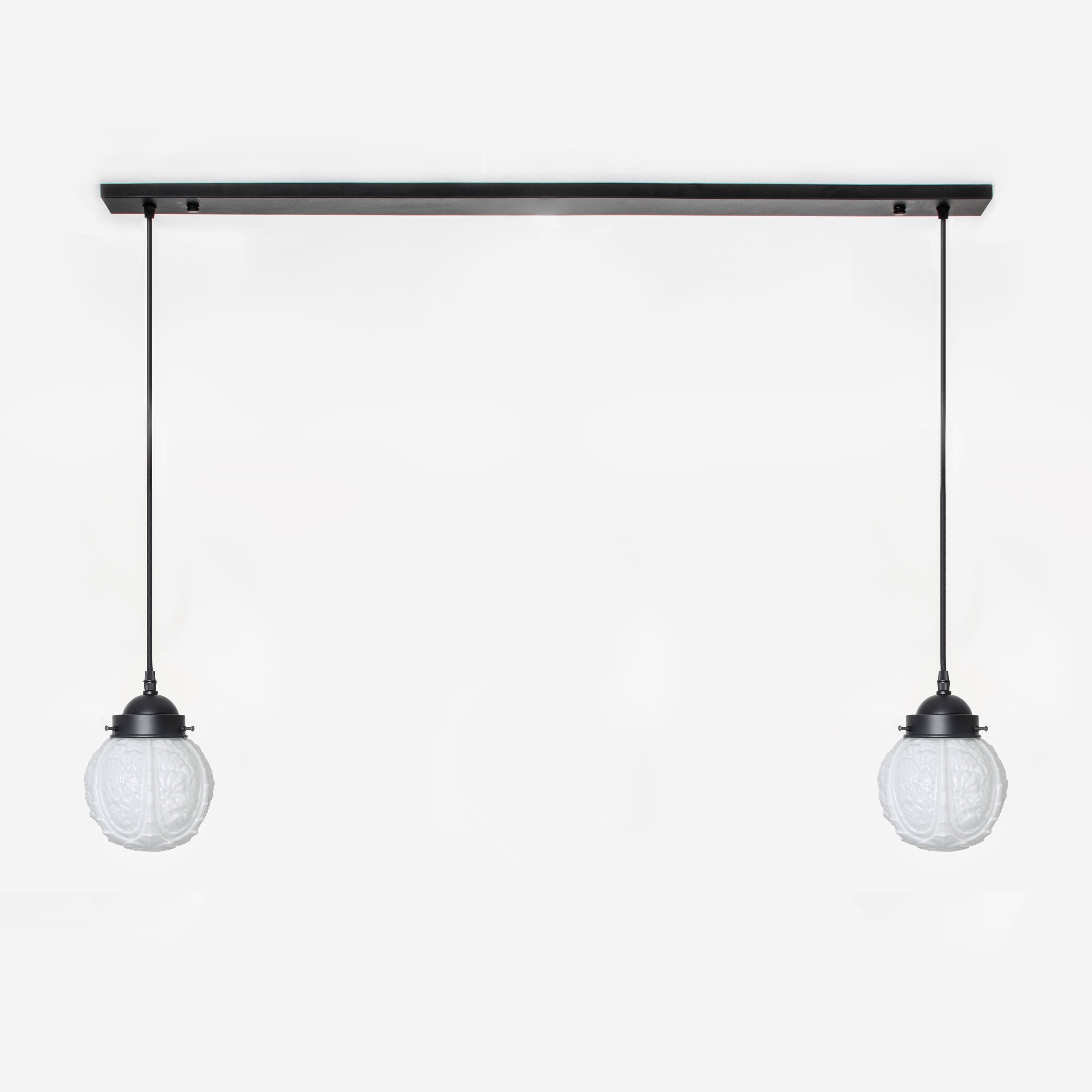 2 x Guimard Flower auf Deckenbalken Moonlight