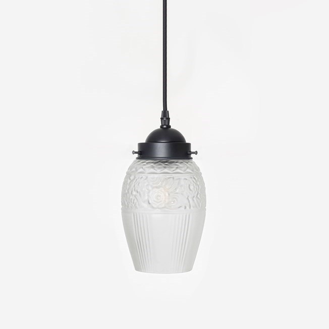 Hanging Lamp on a cord Flower Yard Moonlight