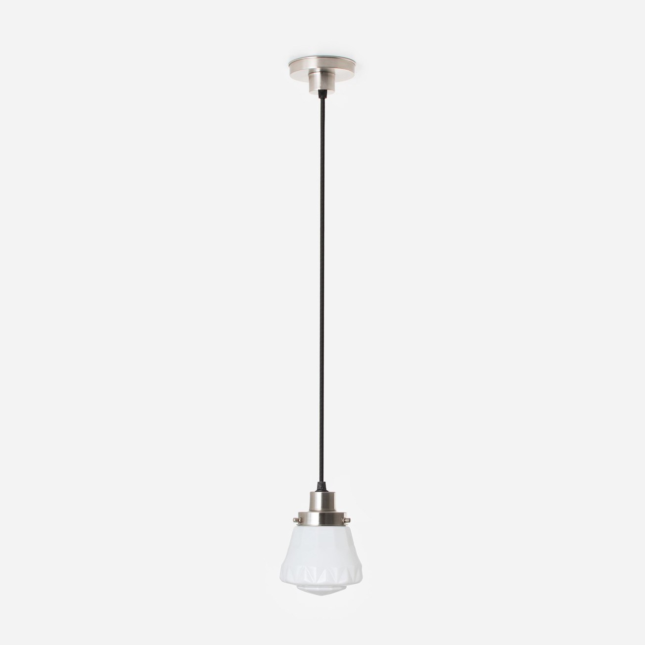 Hanging lamp on cord Bold 20's Matt nickel