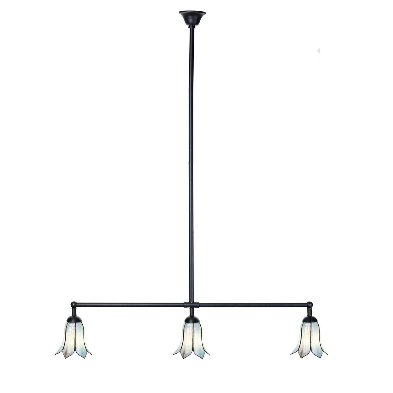 Tiffany T-lamp 3 lights Gentian Blue