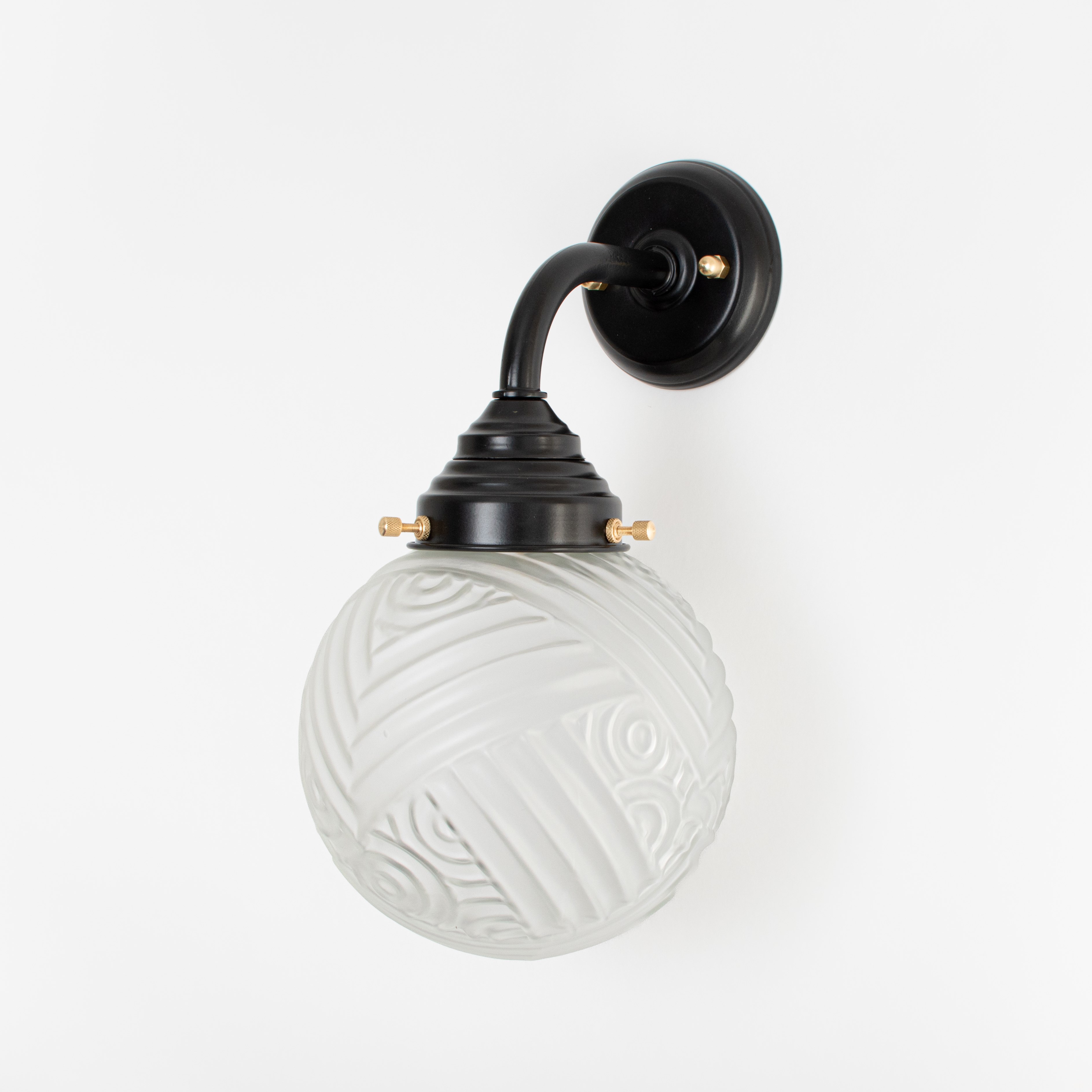 Outdoor lamp - Wall lamp Nouveau Romance Curve Black