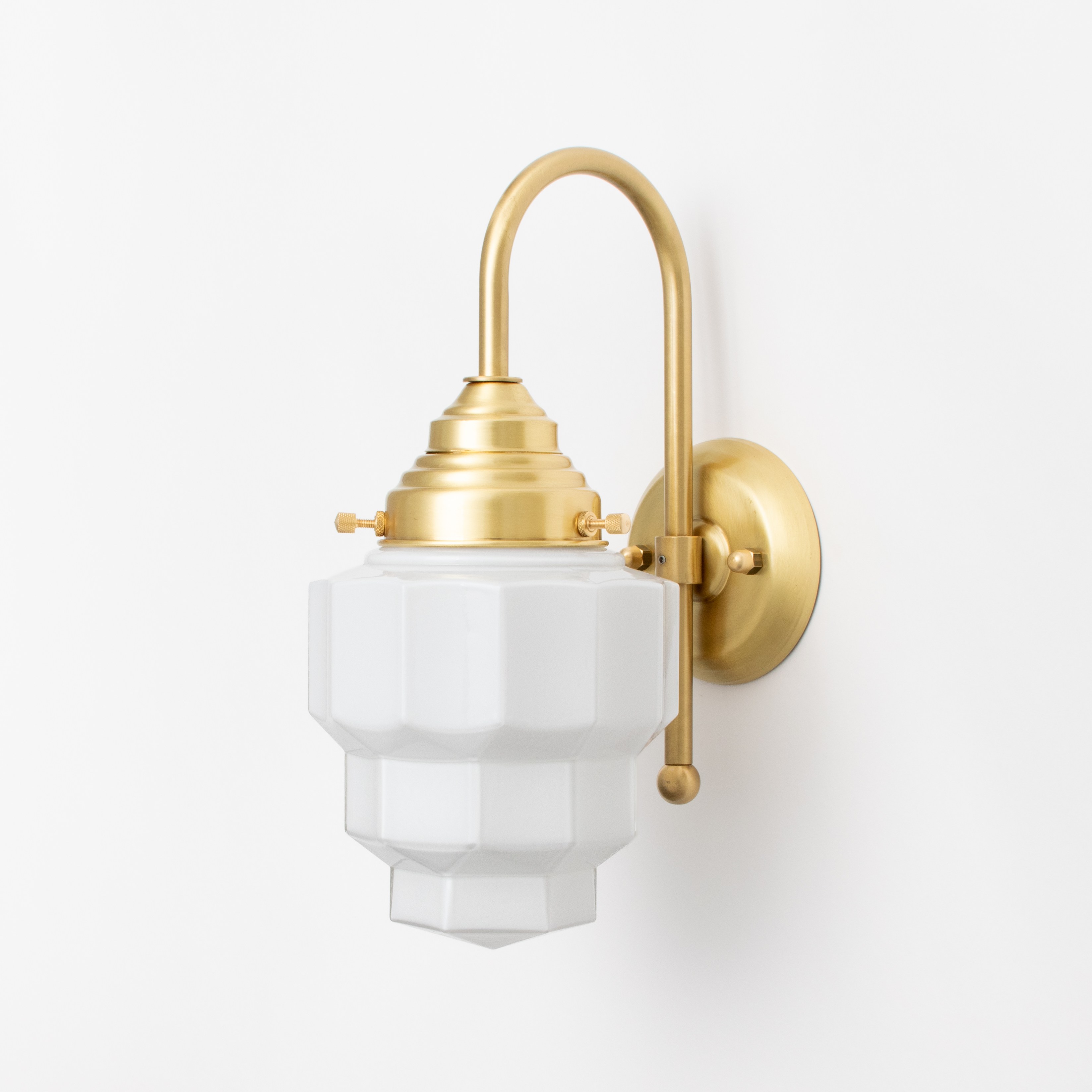 Wall lamp Empire Meander Brass