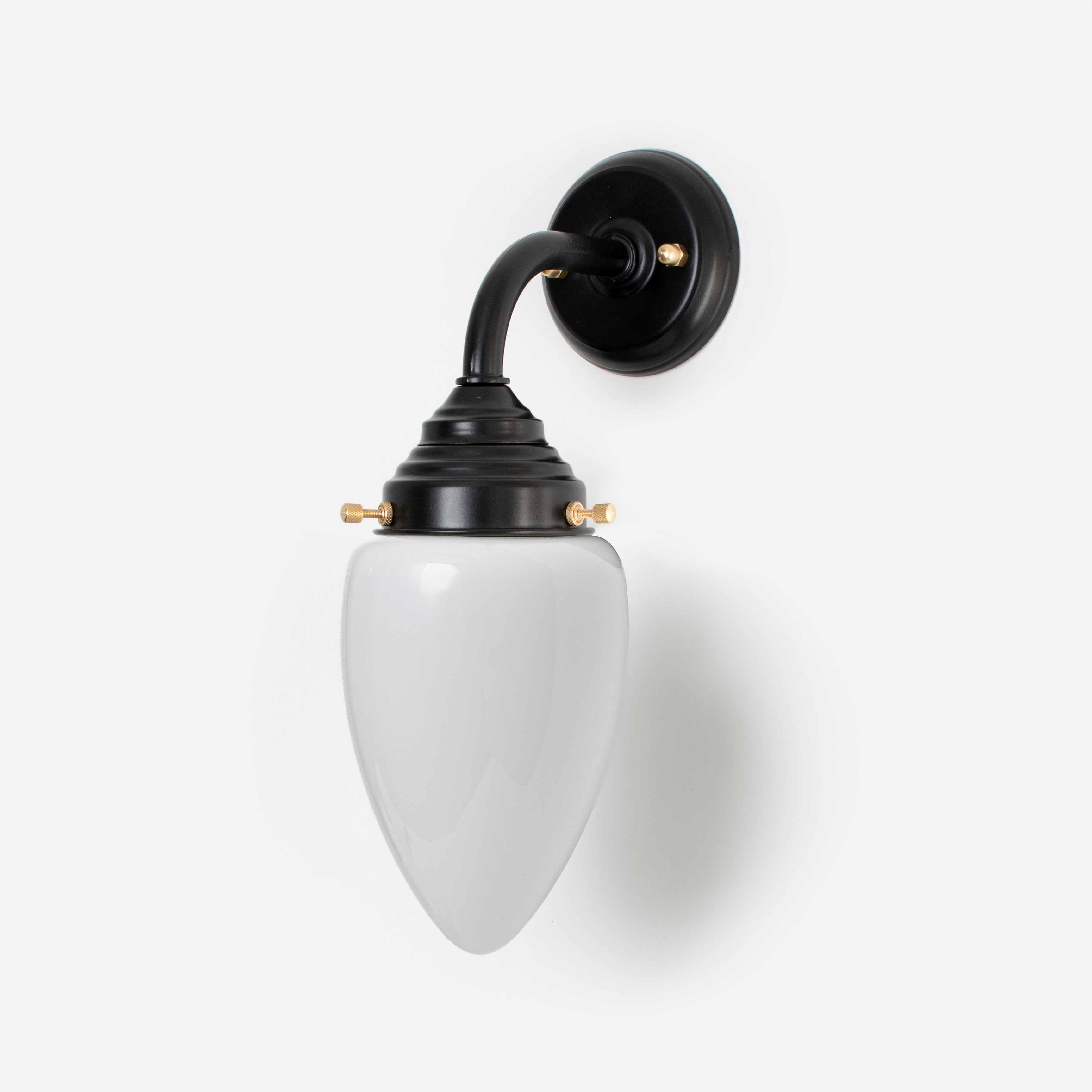 Outdoor lamp - Wall lamp Menhir Small Curve Black