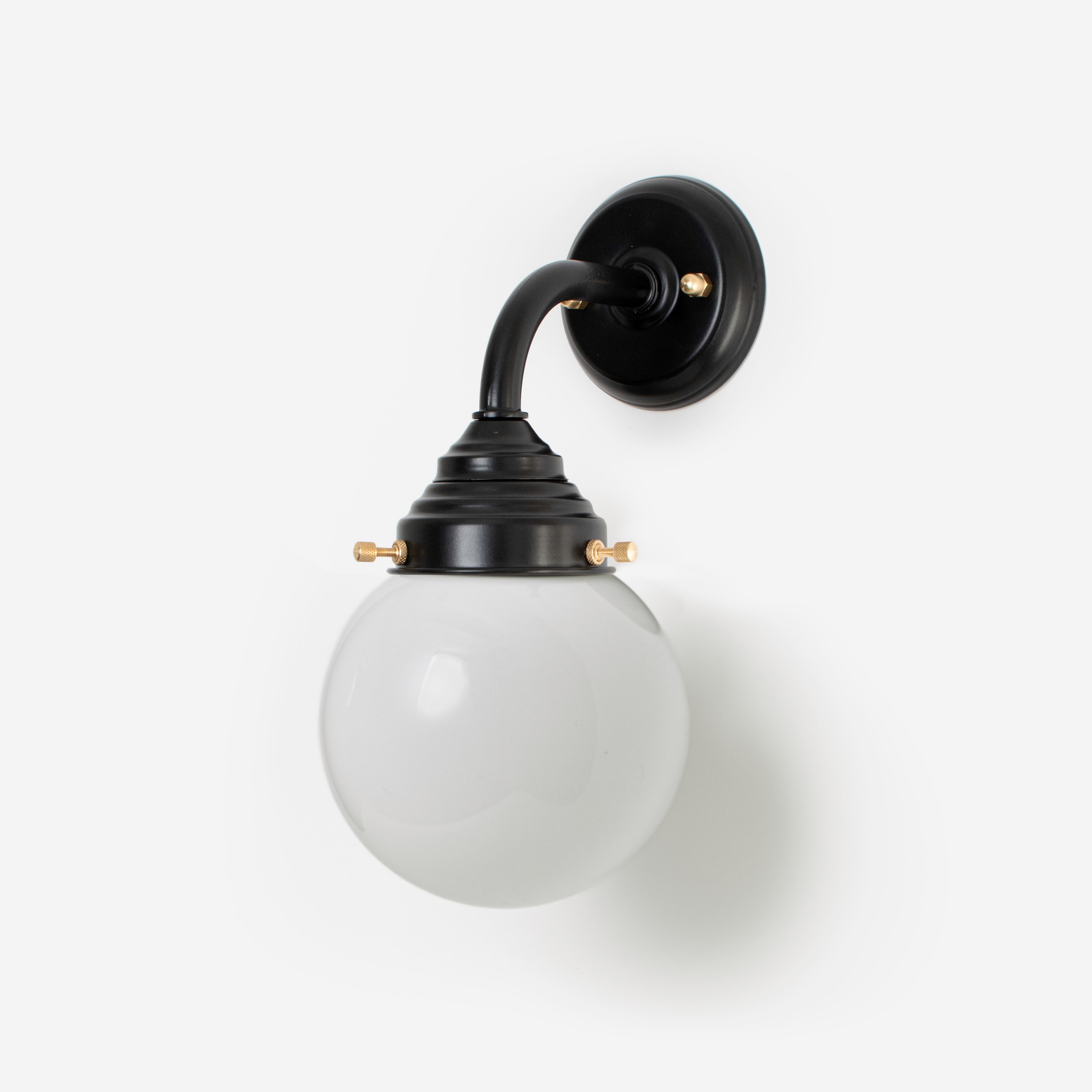 Outdoor lamp - Wall lamp Globe Ø 15 cm Curve Black