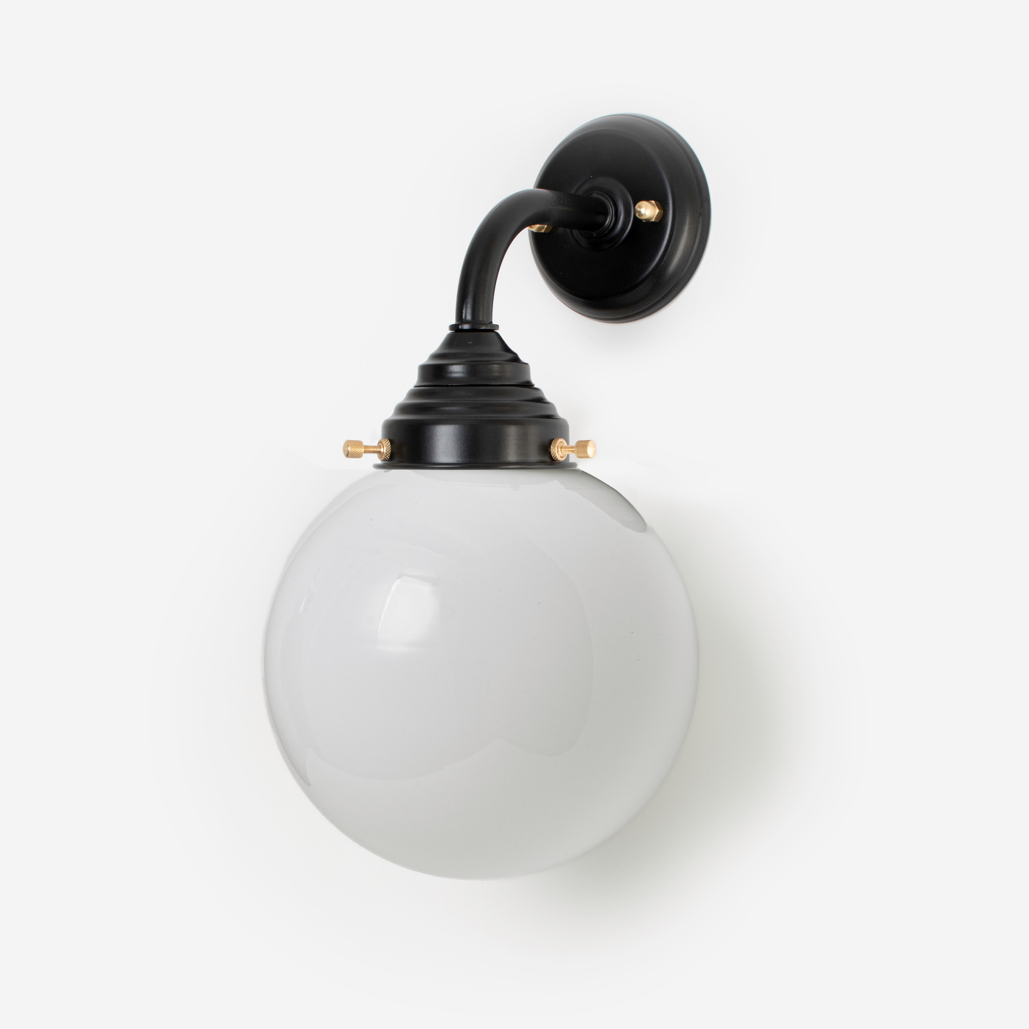 Outdoor lamp - Wall lamp Globe Ø 20 Curve Black