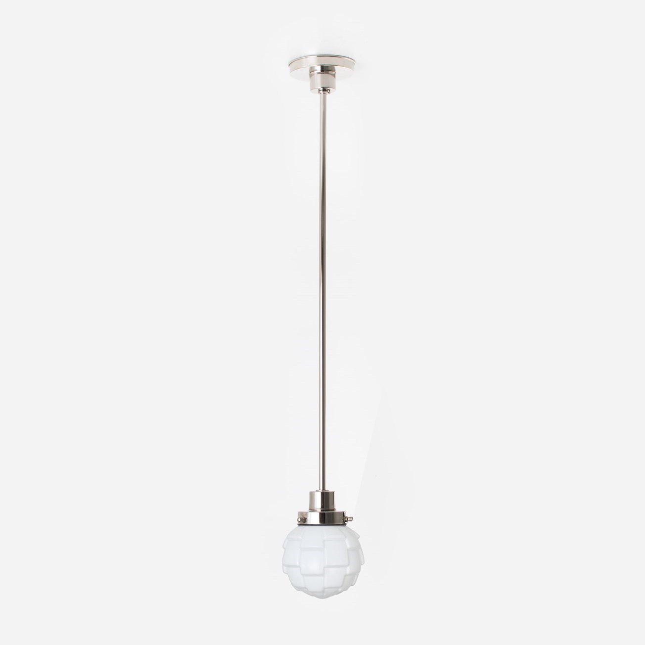 Pendant Lamp Bretagne 20's Nickel