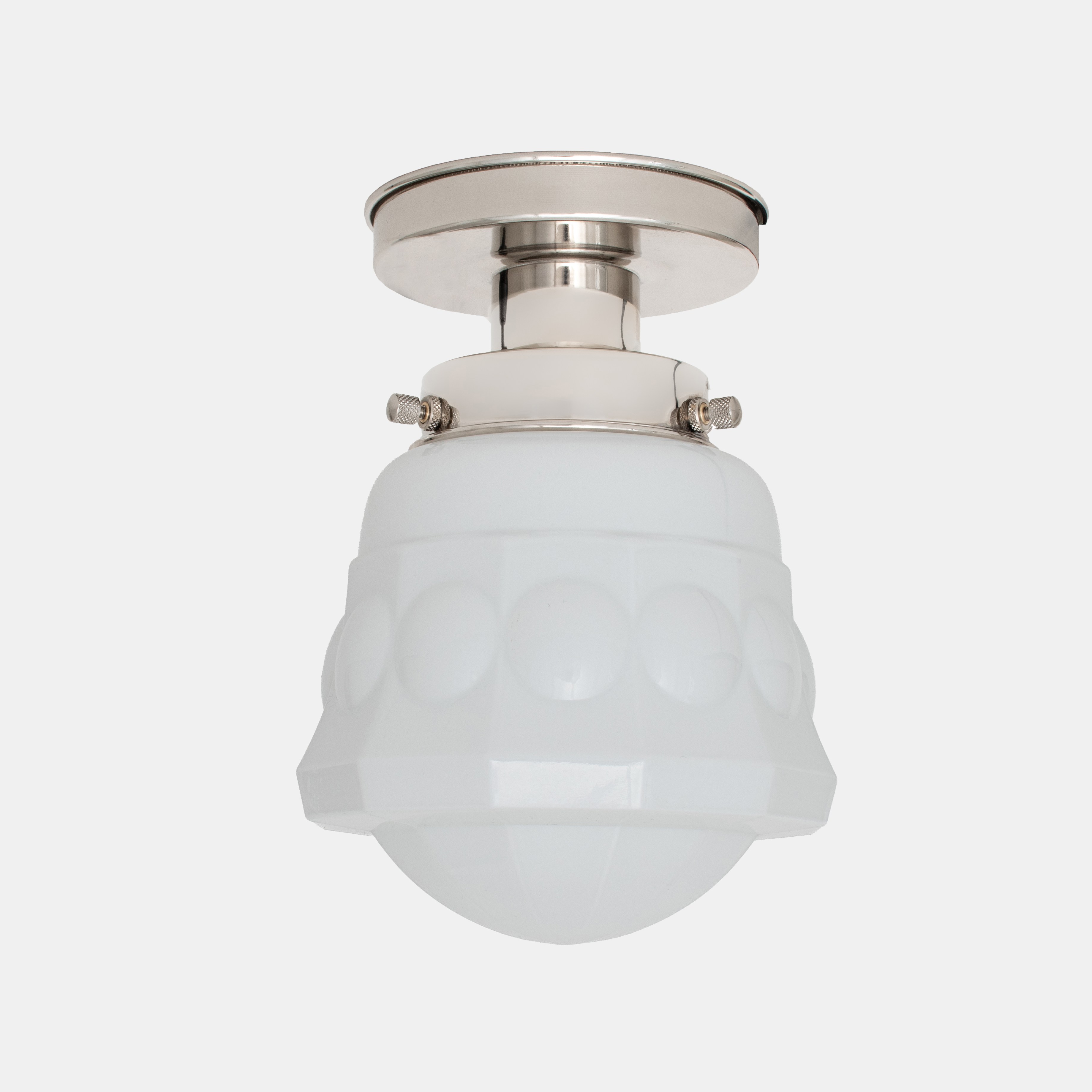 Ceiling Lamp Weimar 20's Nickel