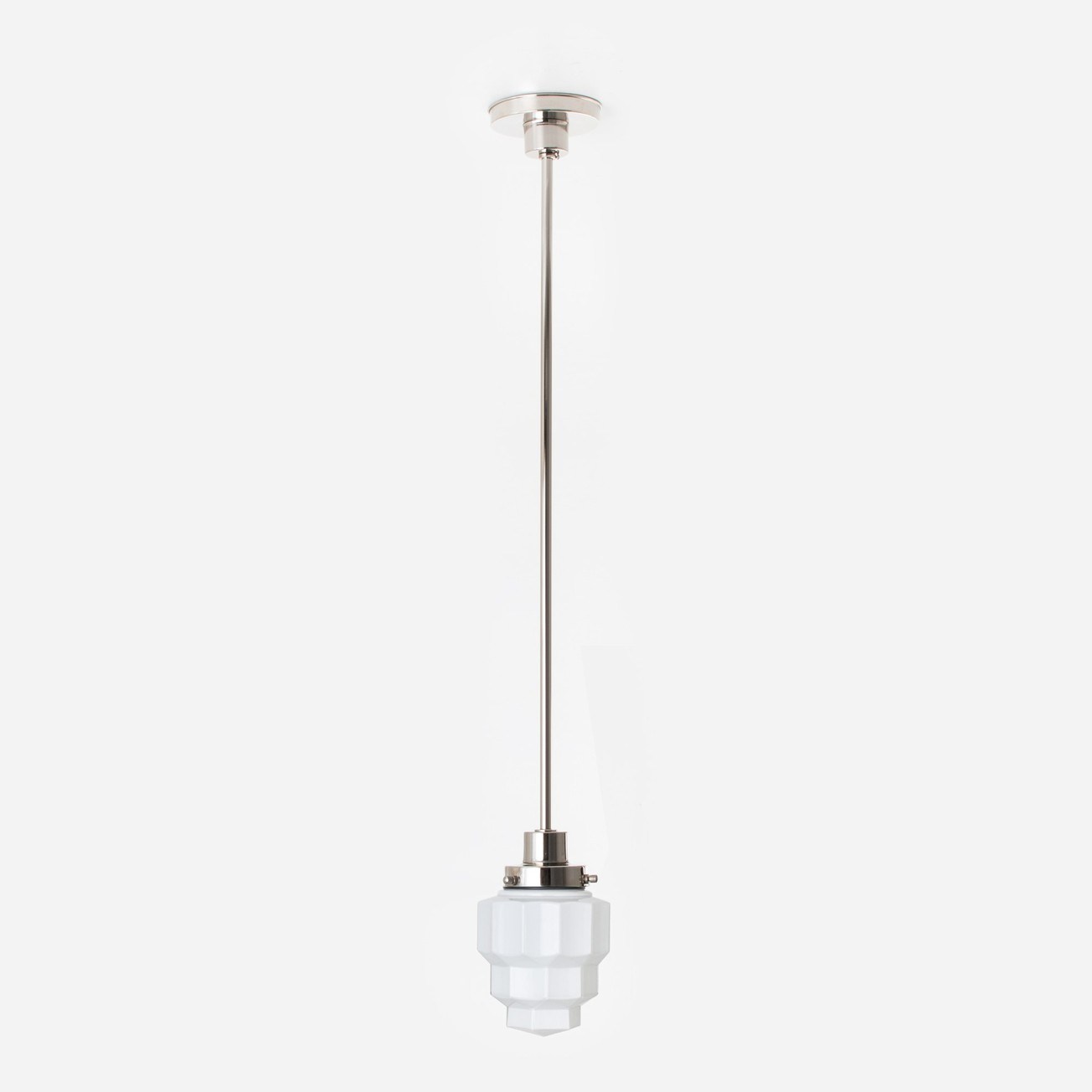 Pendant Lamp Empire 20's Nickel