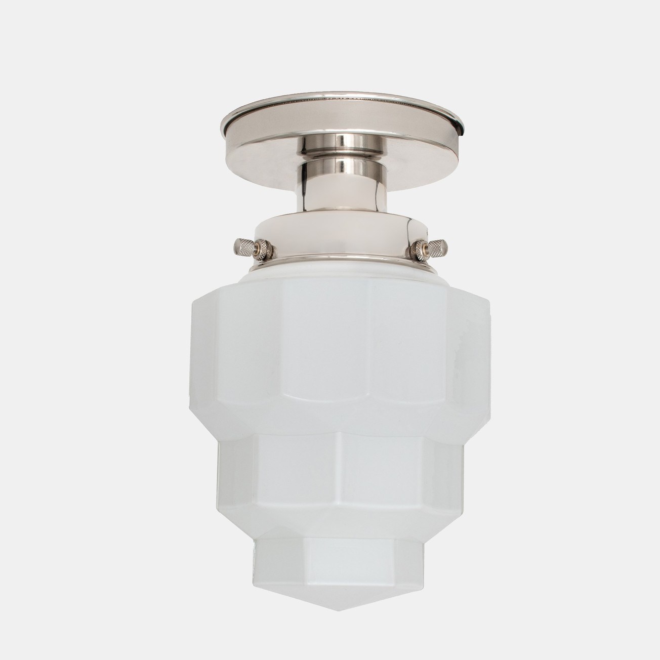 Ceiling Lamp Empire 20's Nickel