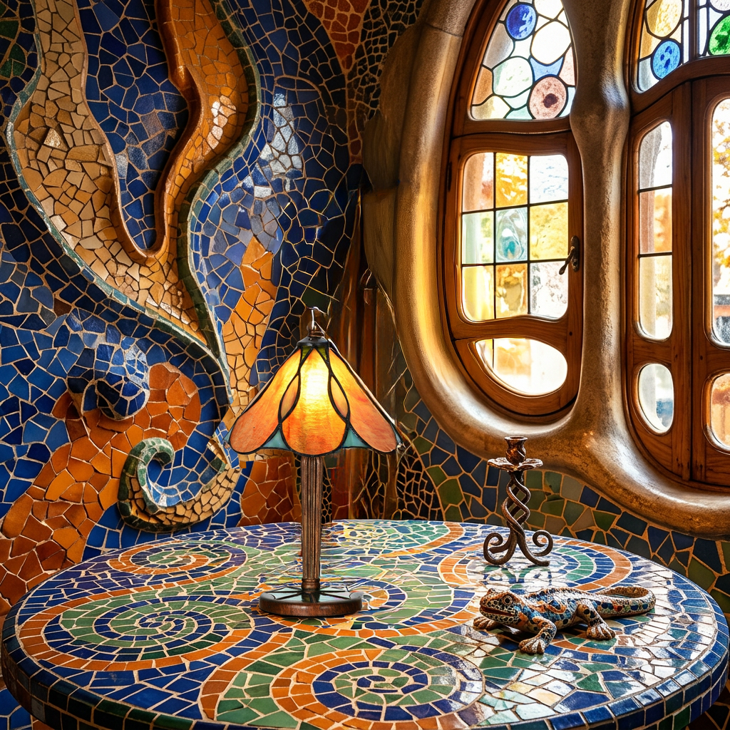 Tiffany Table Lamp Gaudi