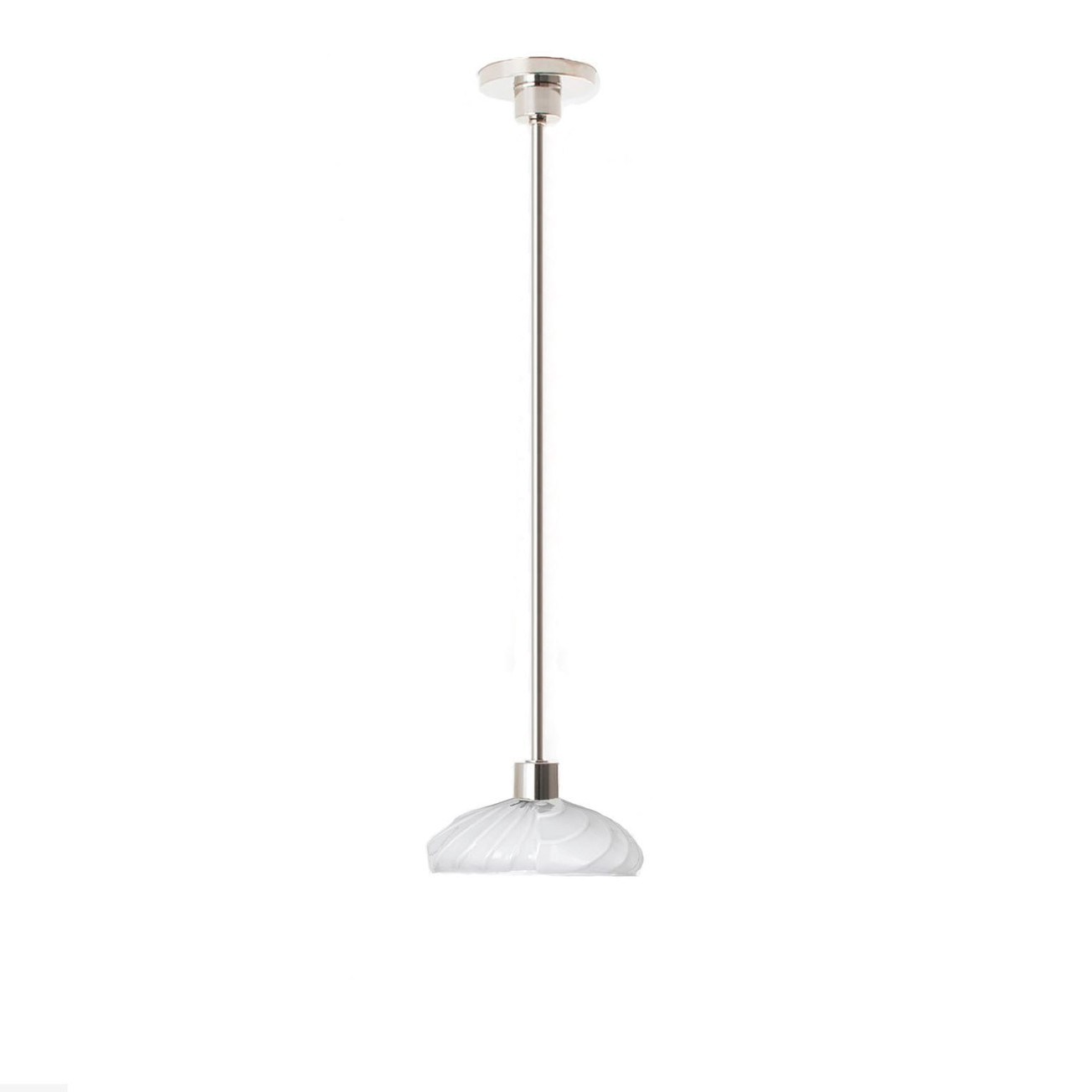Hanging lamp Swingbowl 20's Nickel