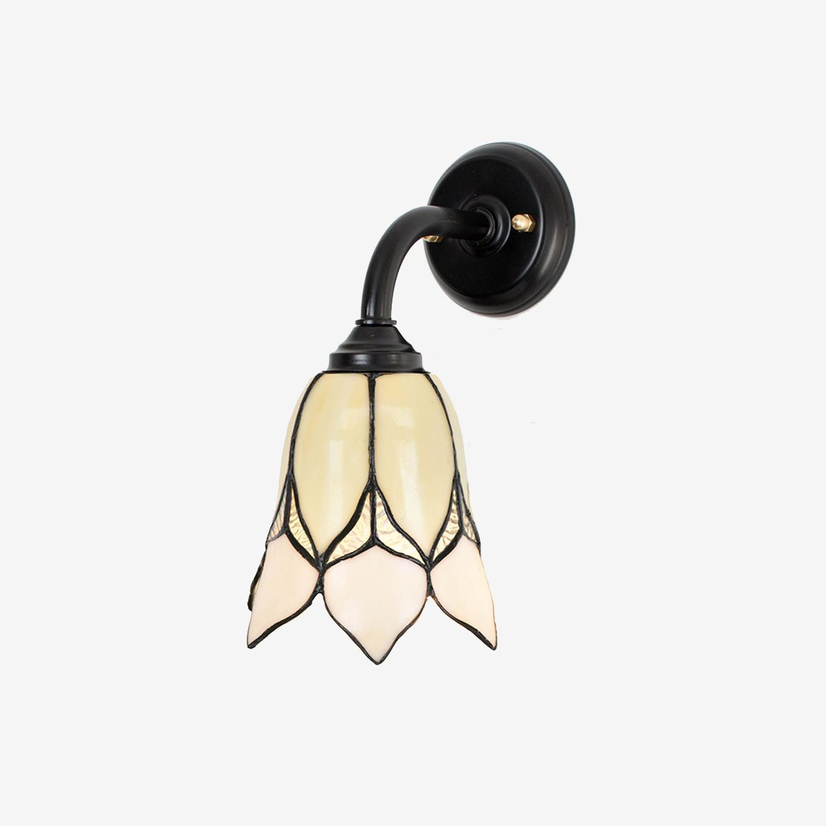 Tiffany Wall Lamp Lovely Flower White OUTDOOR