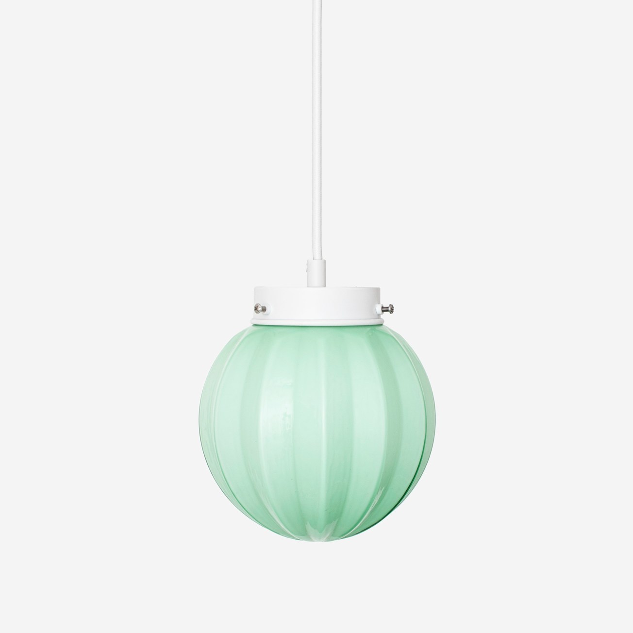 Carambola Mint Retro pendant lamp on cord