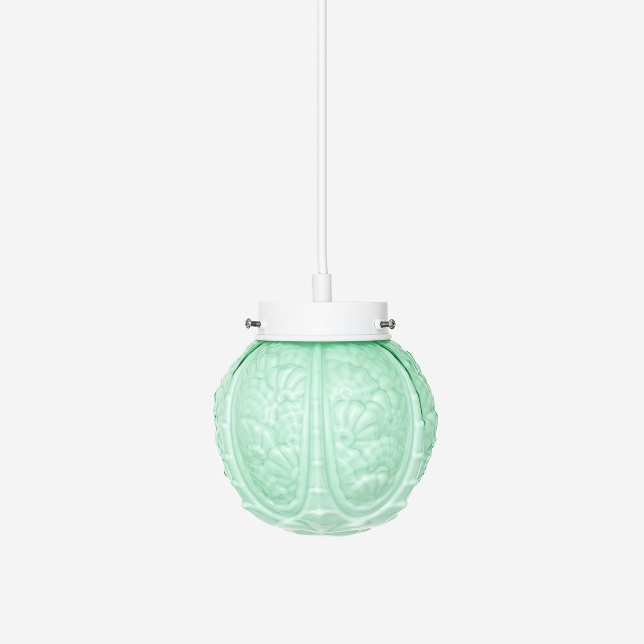 Guimard Flower Mint Retro pendant lamp on cord