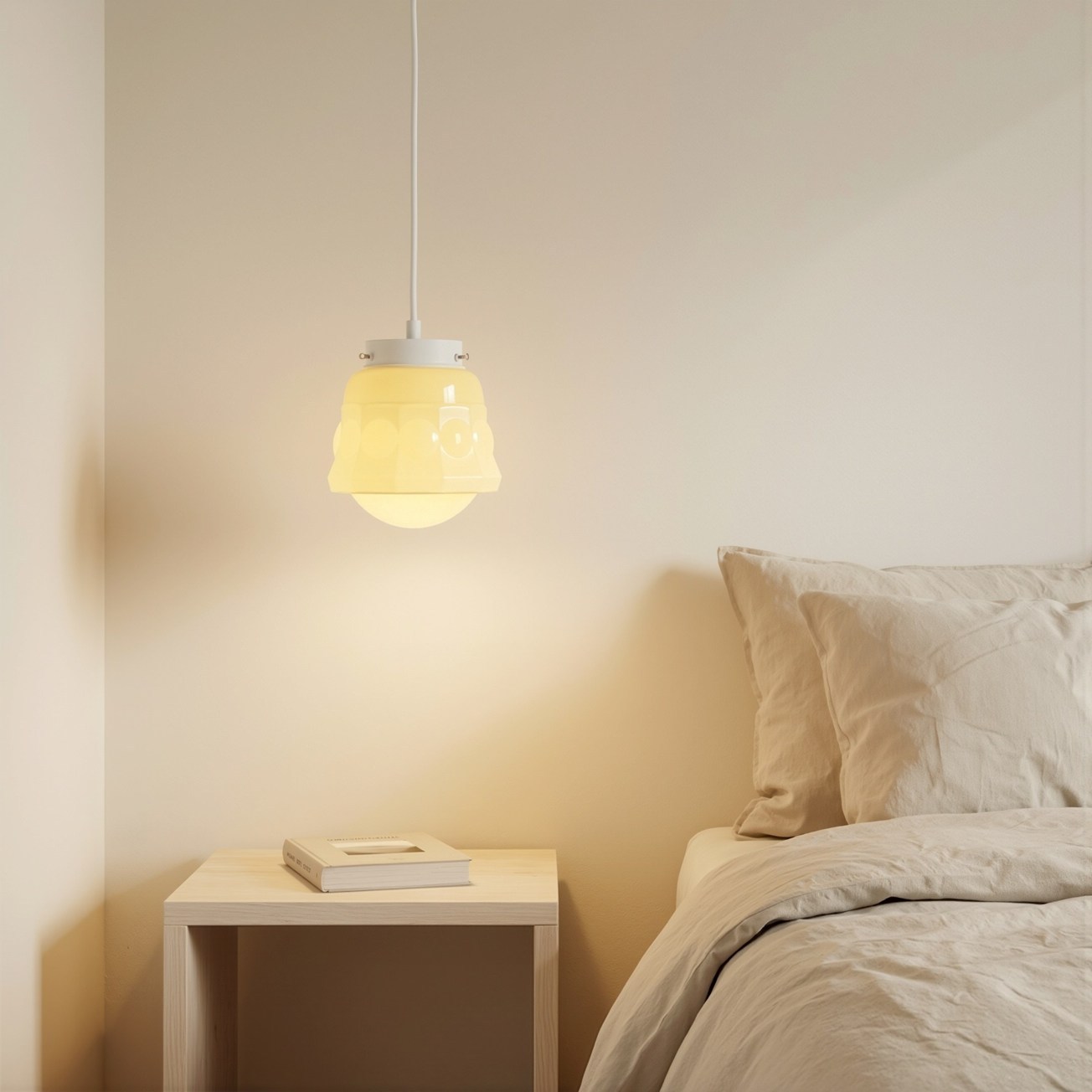 Hanging lamp on cord Weimar Sunny Retro 