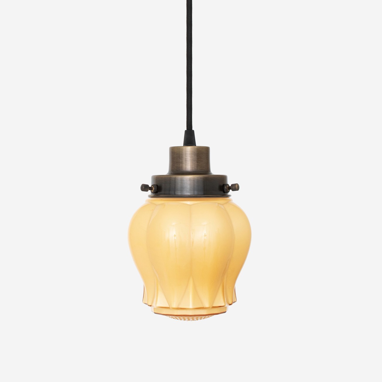 Corded pendant lamp Eden Sunny 20's Bronze.