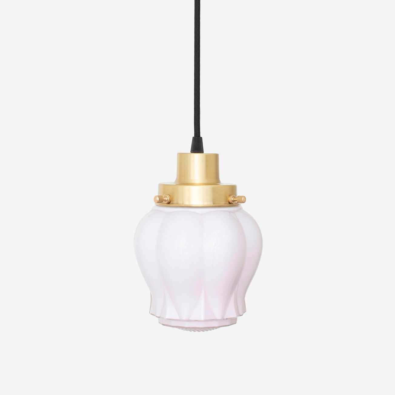 Hanging lamp on cord Eden Blush 20's Brass