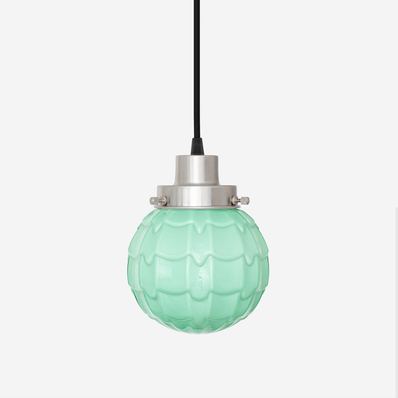 Corded pendant lamp Artichoke Mint 20s Matte Nickel