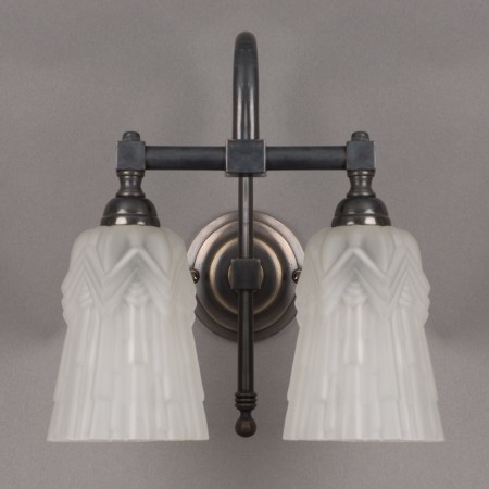 Bathroom Lamp Various Calyces 2-Lights Large Arch
