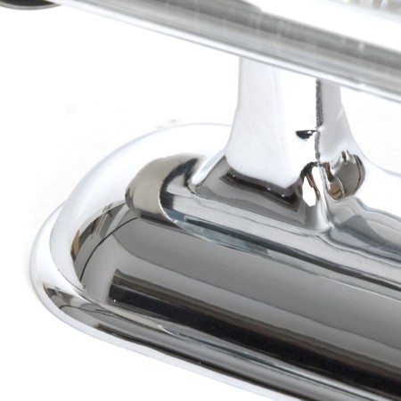 Chrome finish of the Art deco wall lamp Astoria