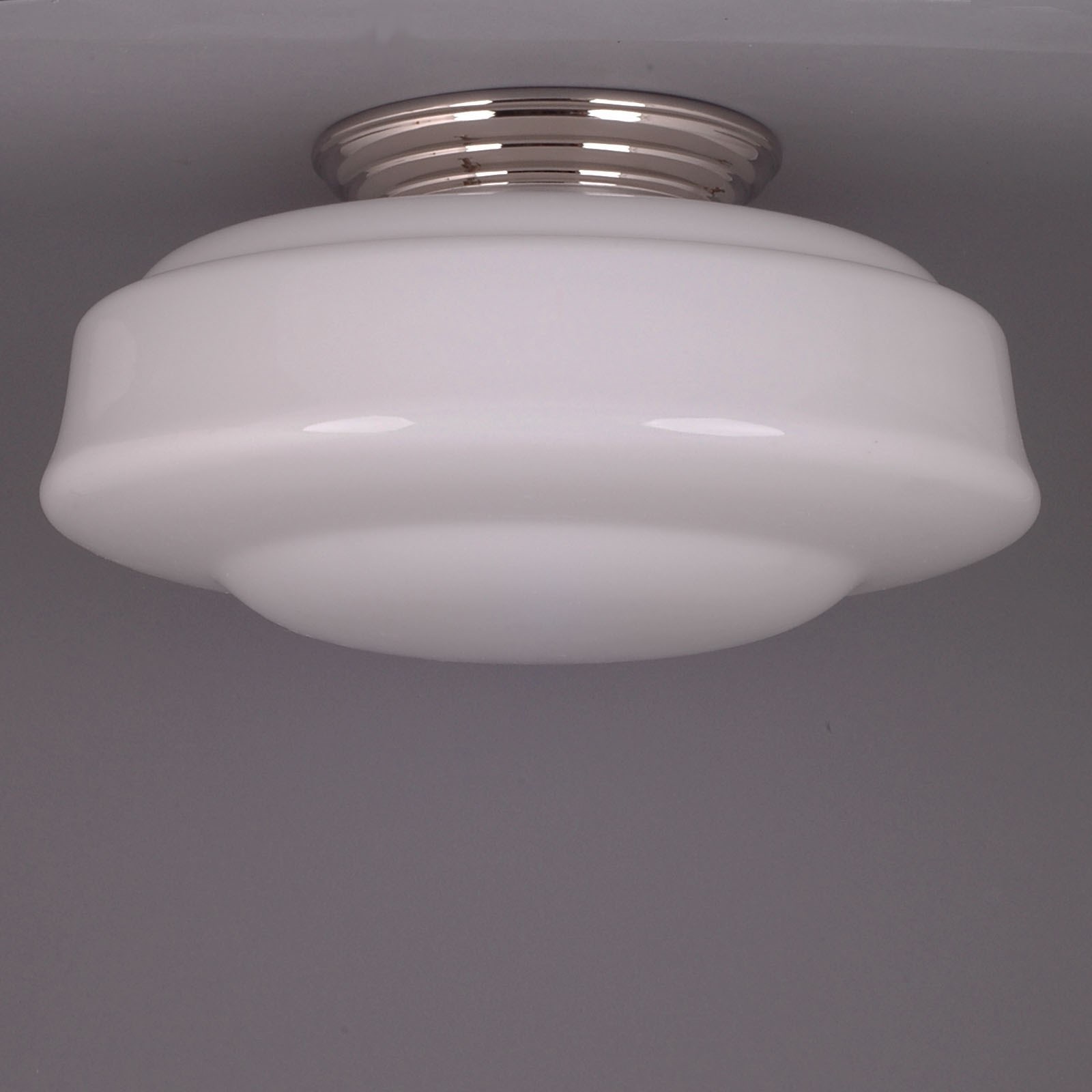 Ceiling Lamp Opal Saucer