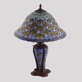 Table Lamp Peackock's Eye with illuminated lamp base