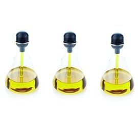 Set of 3 Oil bottles with dropper